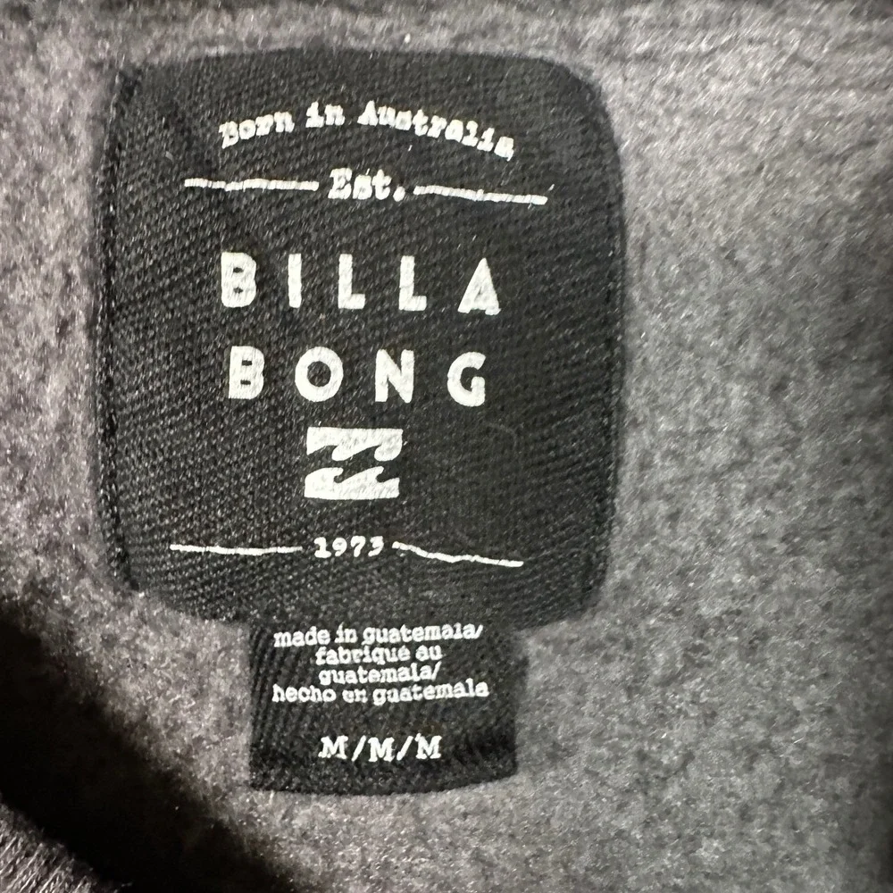 Billabong Retro Summer Tour Graphic Sweatshirt Pullover Skeleton Surfer Sun Sz M